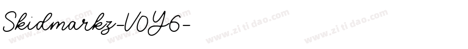 Skidmarkz-V0Y6字体转换 Skidmarkz-V0Y6字体转换