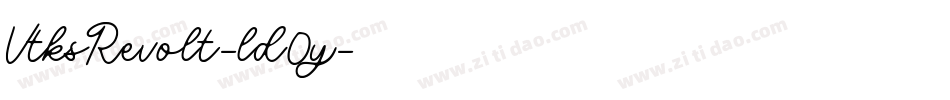 VtksRevolt-ld0y字体转换