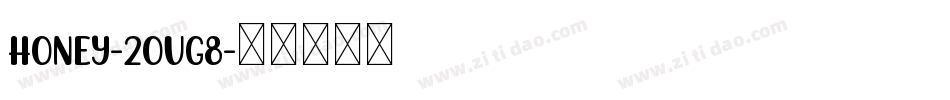 Honey-2Ovg8字体转换