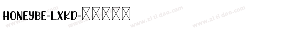 Honeybe-LXKD字体转换