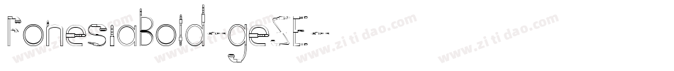 FonesiaBold-geZE字体转换