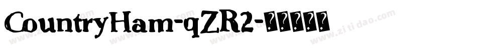 CountryHam-qZR2字体转换