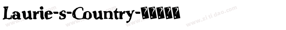 Laurie-s-Country字体转换