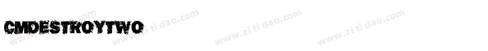 CMDestroyTwo字体转换