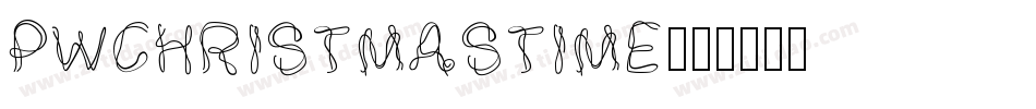 PWChristmastime字体转换