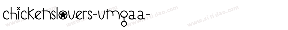 ChickensLovers-vmgAA字体转换