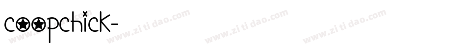 coopchick字体转换