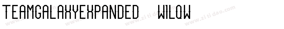 TeamGalaxyExpanded-w1lqw字体转换