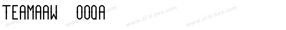 Teamaaw-oOqa字体转换