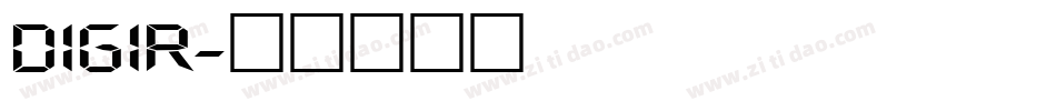 Digir字体转换