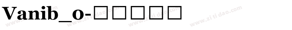Vanib_0字体转换