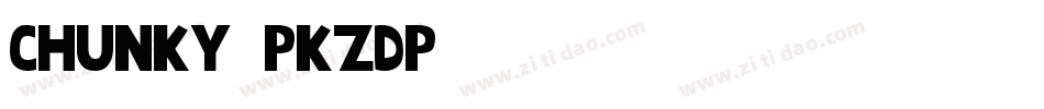 Chunky-PKZDP字体转换