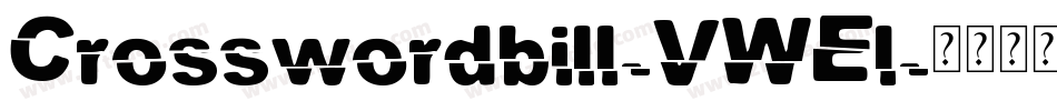 Crosswordbill-VWEl字体转换