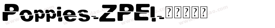 Poppies-ZPEl字体转换
