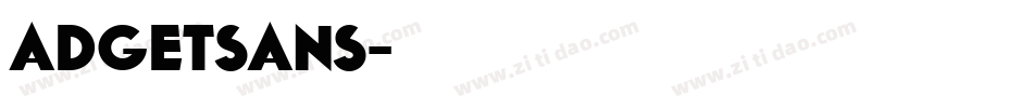 ADGETSANS字体转换