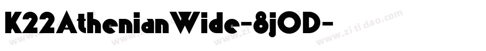 K22AthenianWide-8j0D字体转换