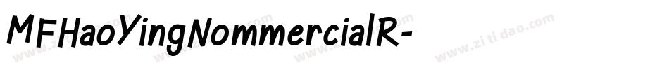 MFHaoYingNommercialR字体转换