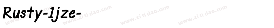 Rusty-1jze字体转换