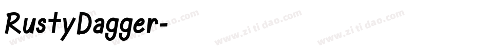 RustyDagger字体转换