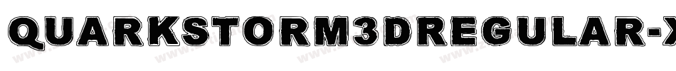 QuarkStorm3DRegular-xE7K字体转换