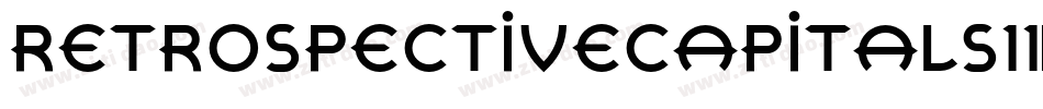 RetrospectiveCapitals11字体转换