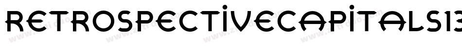 RetrospectiveCapitals13字体转换
