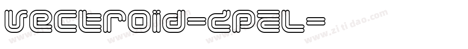 Vectroid-ZpEl字体转换