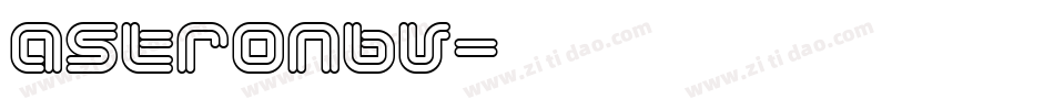astronbv字体转换