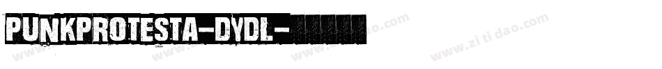 PunkProtesta-dydl字体转换