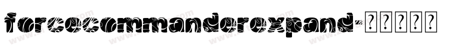 forcecommanderexpand字体转换