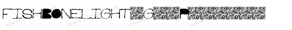 FishBoneLight-g13P字体转换