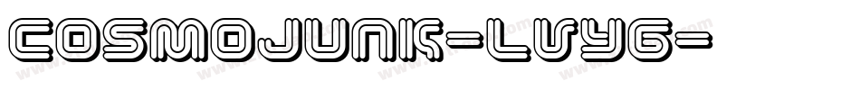 Cosmojunk-LVyG字体转换