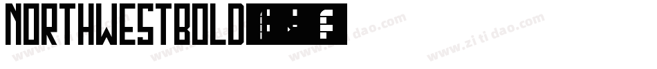 NorthwestBold-M8xx字体转换