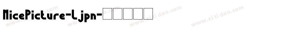 NicePicture-Ljpn字体转换