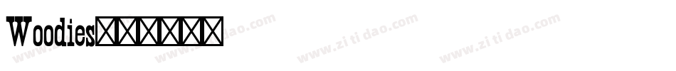 Woodies字体转换