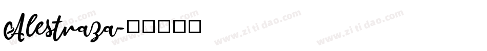 Alestraza字体转换