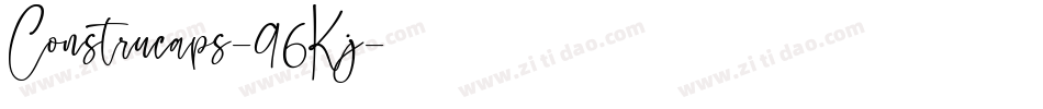 Construcaps-96Kj字体转换