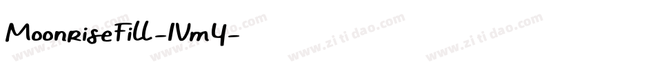 MoonriseFill-1Vm4字体转换