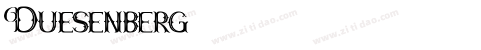 Duesenberg字体转换