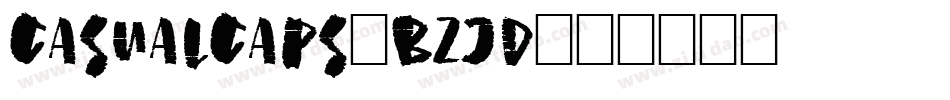 CasualCaps-BzJd字体转换