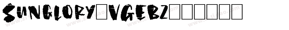 Sunglory-VGEBz字体转换