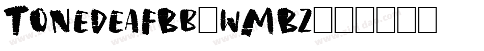 TonedeafBb-wMBz字体转换