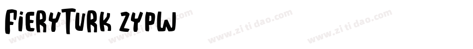 FieryTurk-zypw字体转换