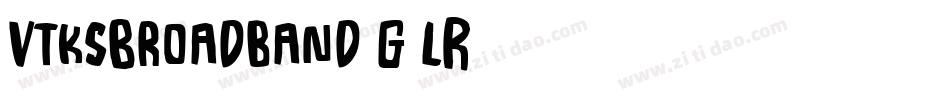 VtksBroadband-g2LR字体转换