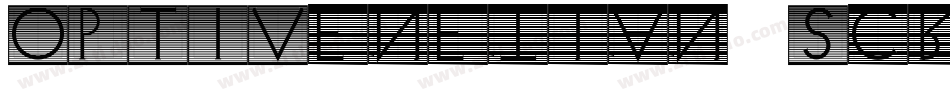 OPTIVenetian-Script字体转换