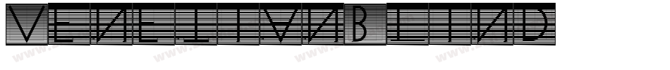 VenetianBlind字体转换