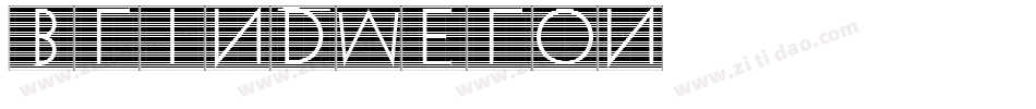 blindmelon字体转换