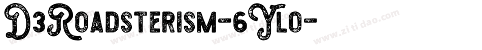 D3Roadsterism-6Ylo字体转换