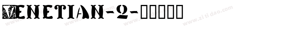 Venetian-2字体转换