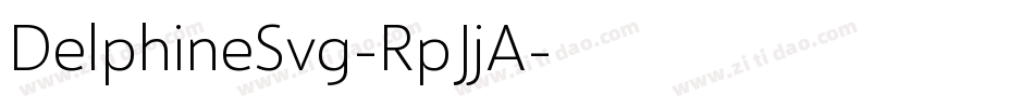 DelphineSvg-RpJjA字体转换